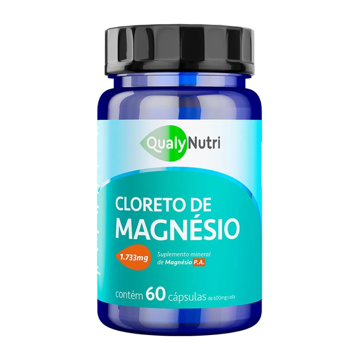 Cloreto de Magn�sio P.A. 1733mg - 60 Comprimidos - QualyNutri*** Data Venc. 29/11/2023