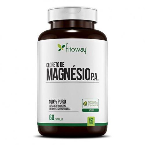Cloreto de Magn�sio P.A - 60 C�psulas - Linha Farma -  Fitoway