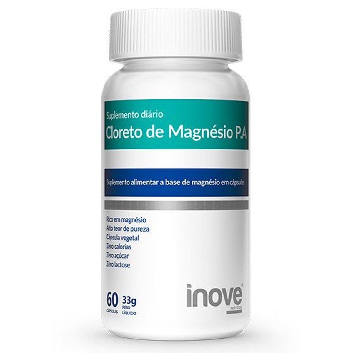 Cloreto de Magn�sio P.A - 60 C�psulas - Inove Nutrition*** Data Venc. 30/09/2022