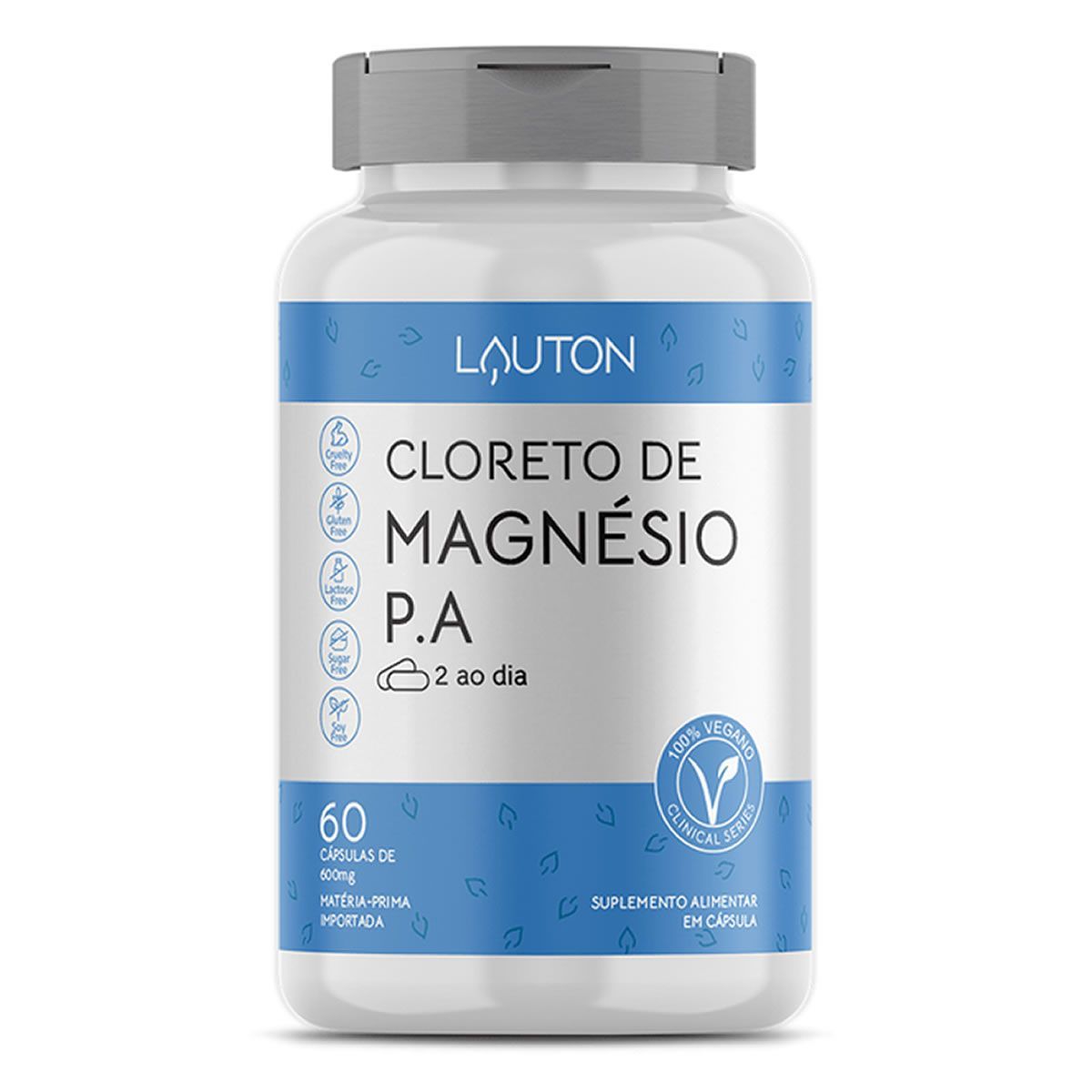 Cloreto de Magn�sio P.A - 60 C�psulas - Lauton Nutrition
