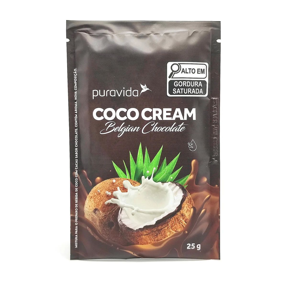 Coco Cream - 25g Chocolate Belga - Puravida