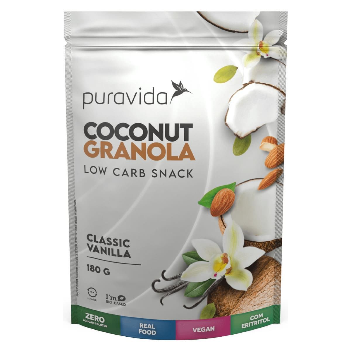 Coconut Granola - 180g Classic Vanilla - Puravida*** Data Venc. 30/09/2025
