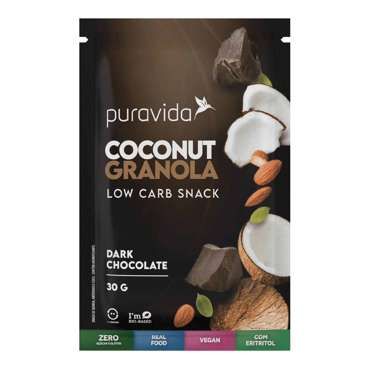 Coconut Granola - 30g Dark Chocolate - Puravida*** Data Venc. 30/10/2025