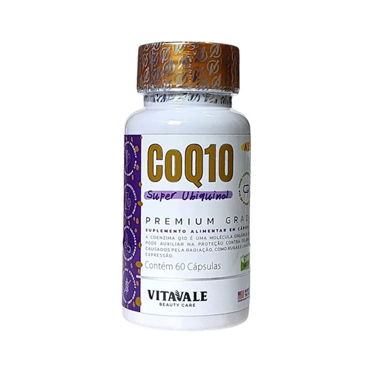 Coenzima Coq10 Super Ubiquinol - 60 C�psulas - Arnold Nutrition
