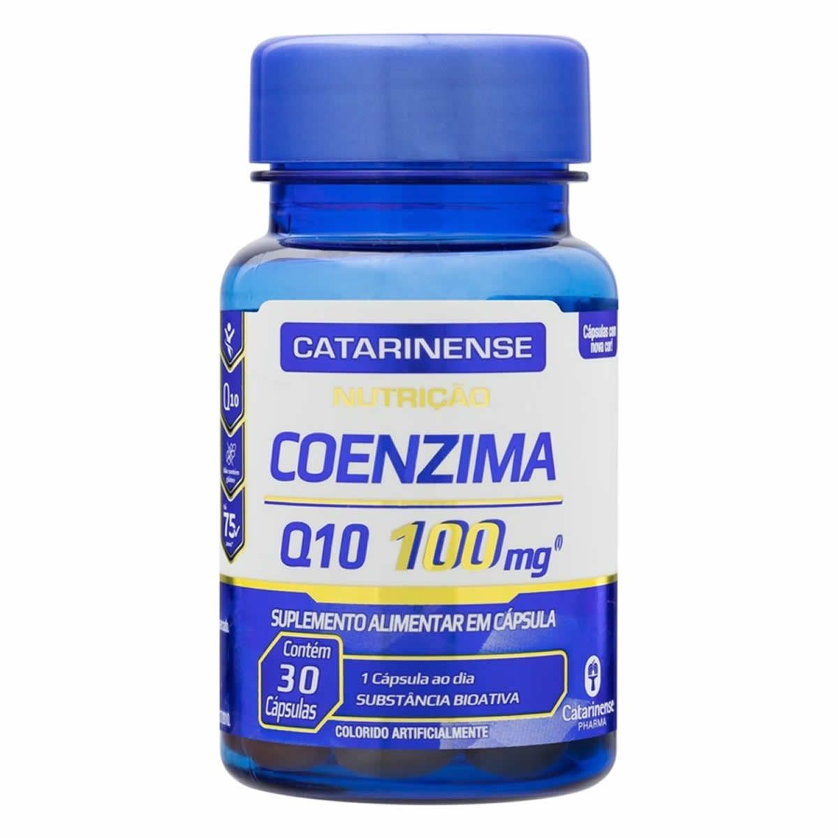 Coenzima Q10 100mg - 30 C�psulas Soft Gel - Catarinense