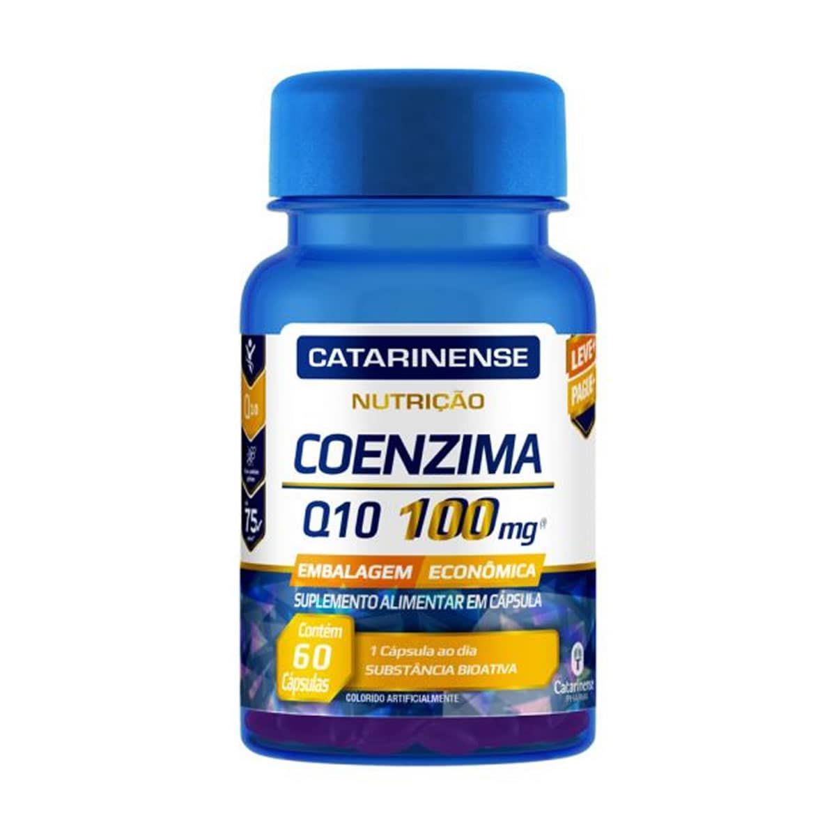 Coenzima Q10 100mg � 60 C�psulas - Catarinense Nutri��o