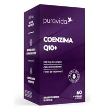 Coenzima Q10 - 200mg 60 C�psulas - Puravida