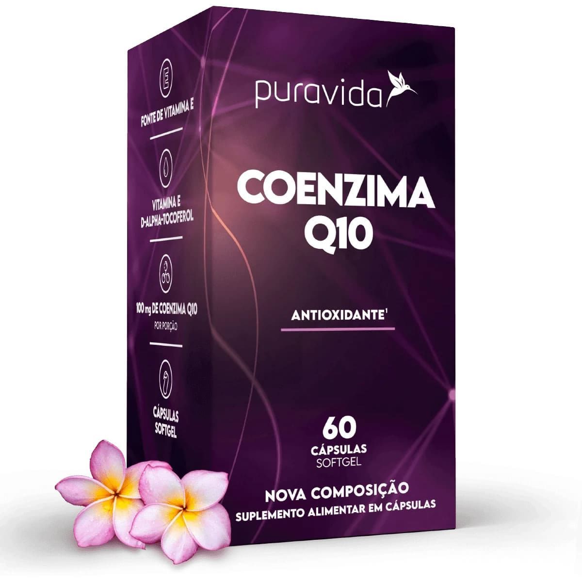Coenzima Q10 - 60 C�psulas - Puravida*** Data Venc. 30/08/2025