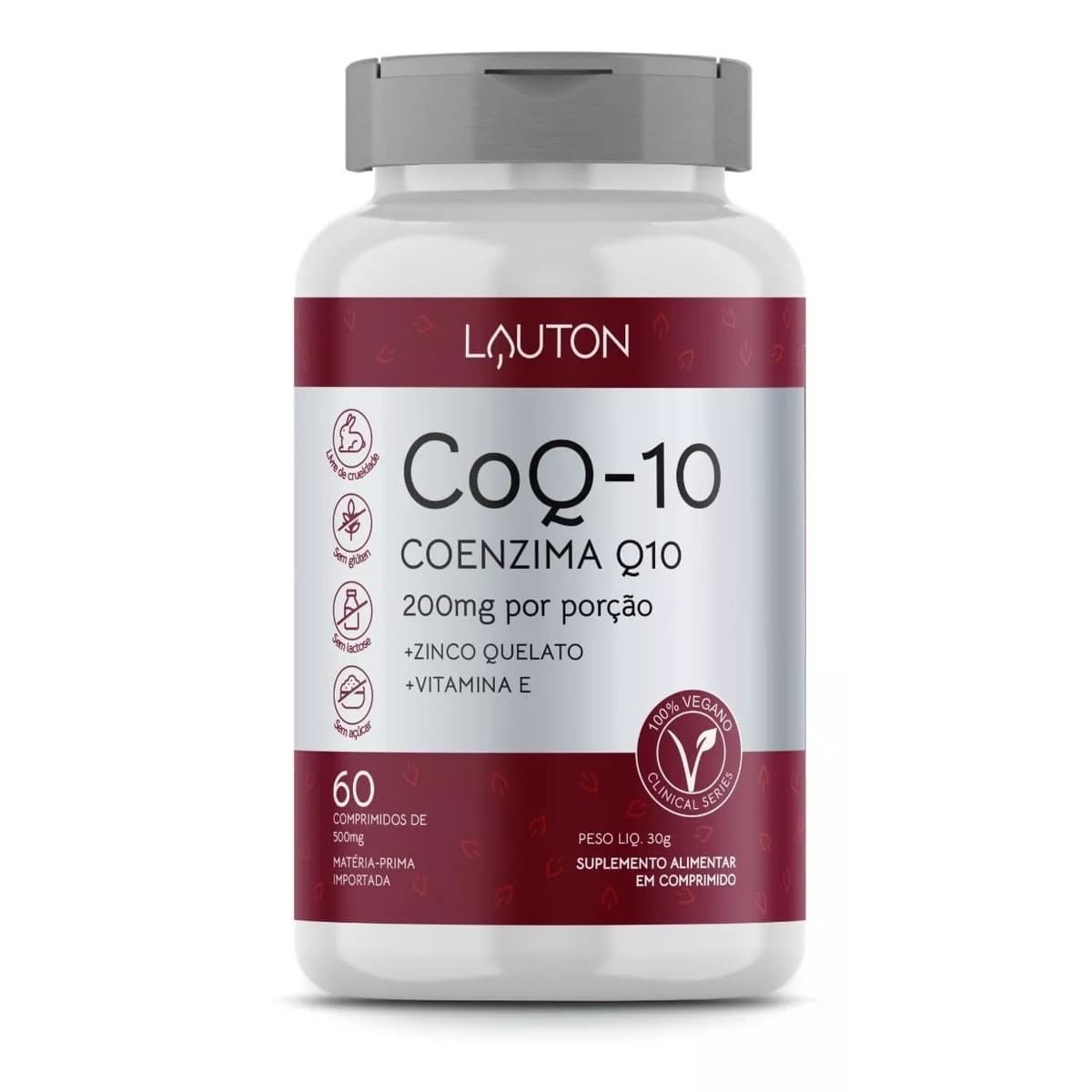Coenzima Q10 - 60 Comprimidos - Lauton Nutrition