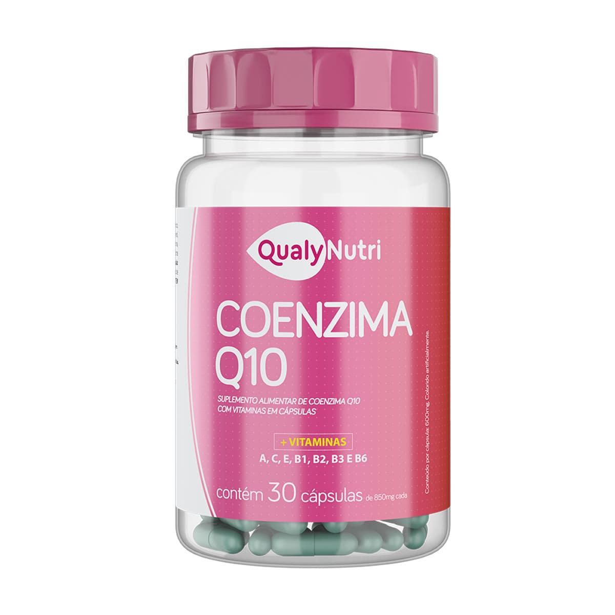 Coenzima Q10 Com Vitaminas - 30 C�psulas - QualyNutri