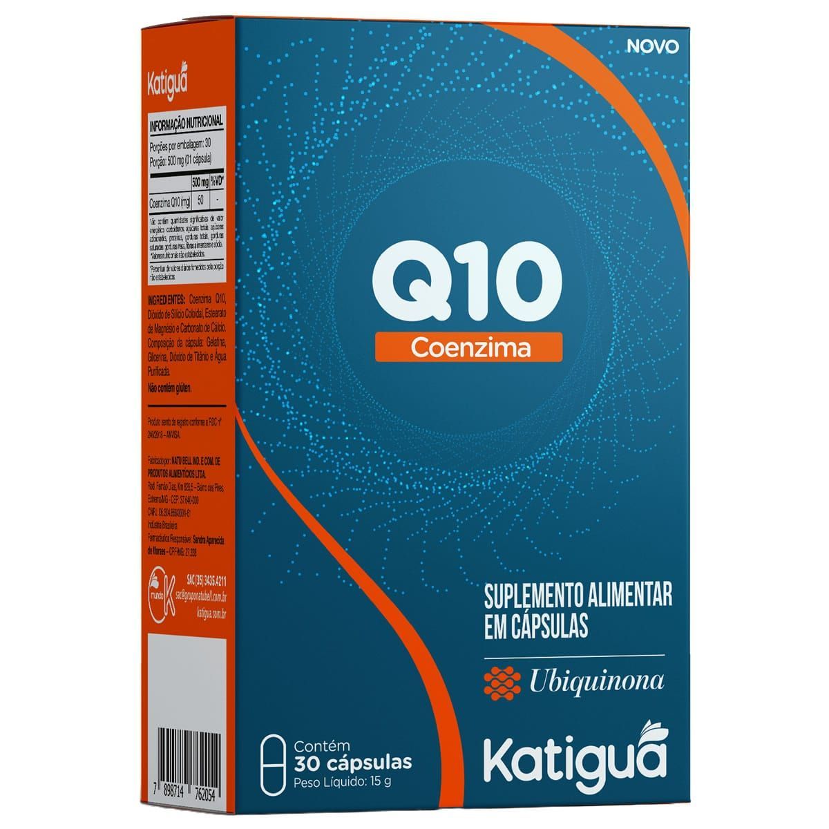 Coenzima Q10 Ubiquinona - 30 C�psulas - Katigu�*** Data Venc. 30/11/2025
