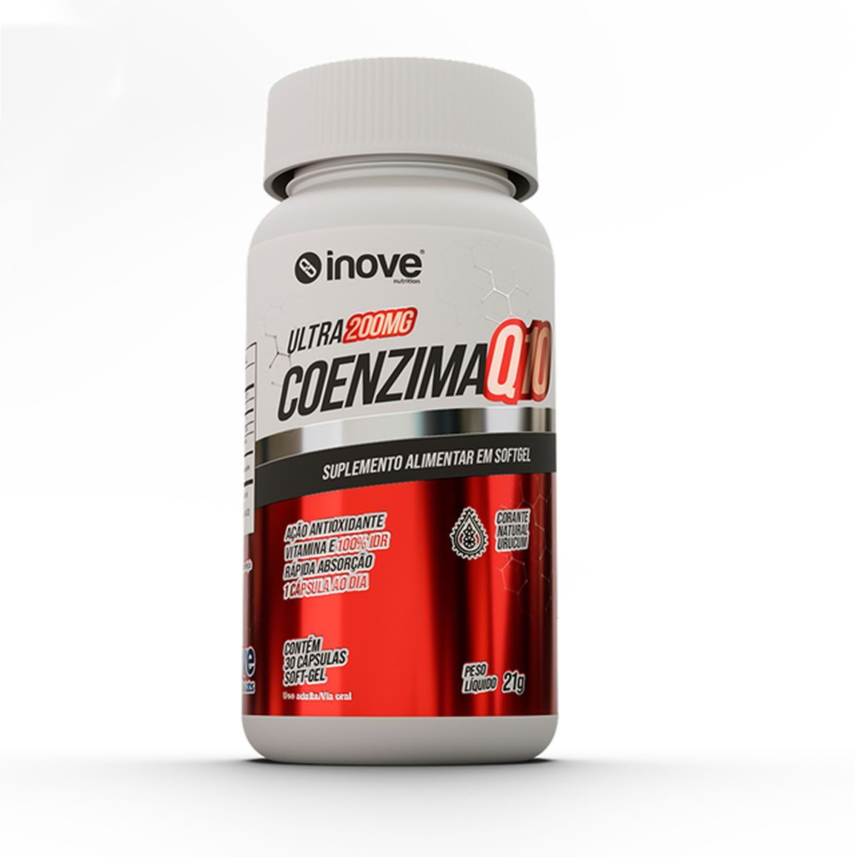 Coenzima Q10 Ultra 200mg - 30 C�psulas Softgel - Inove