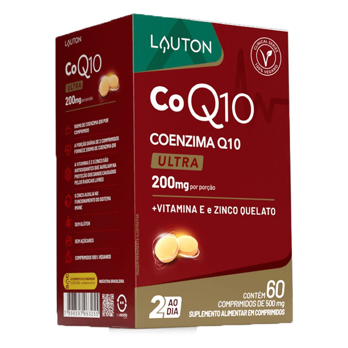Coenzima Q10 Ultra - 60 Comprimidos - Lauton