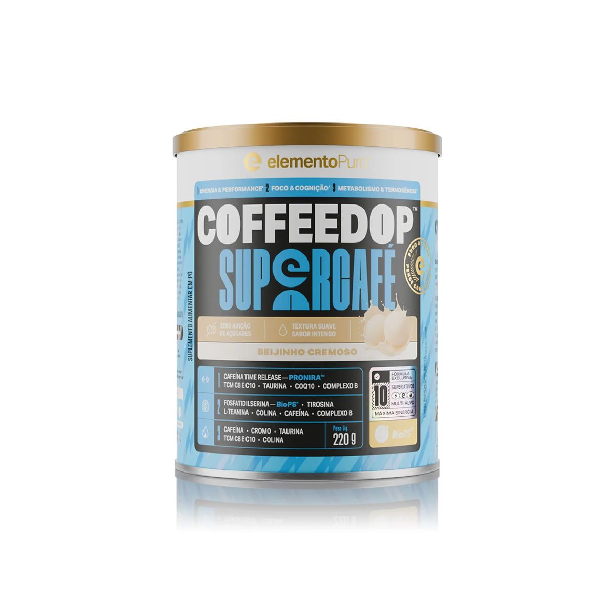 CoffeeDop SuperCaf� - 220g Beijinho - ElementoPuro