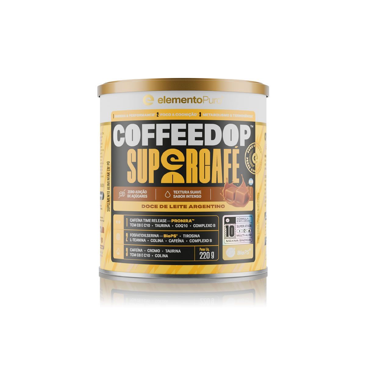 CoffeeDop SuperCaf�  - 220g Doce de Leite Argentino - ElelementoPuro