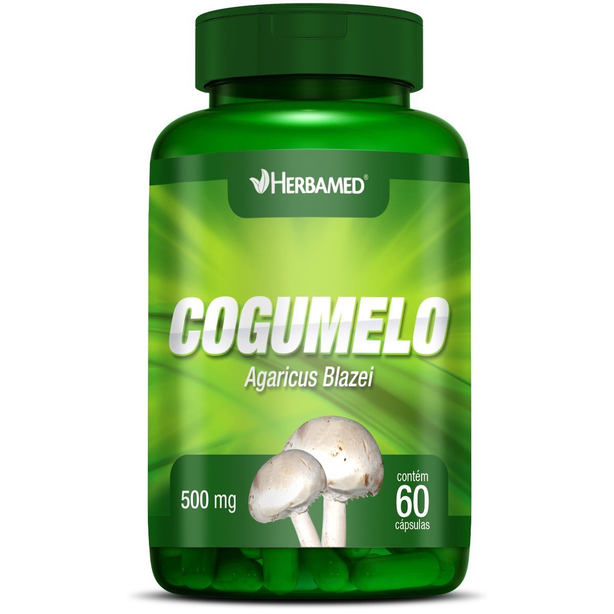 Cogumelo 500mg 60 C�psulas - Herbamed