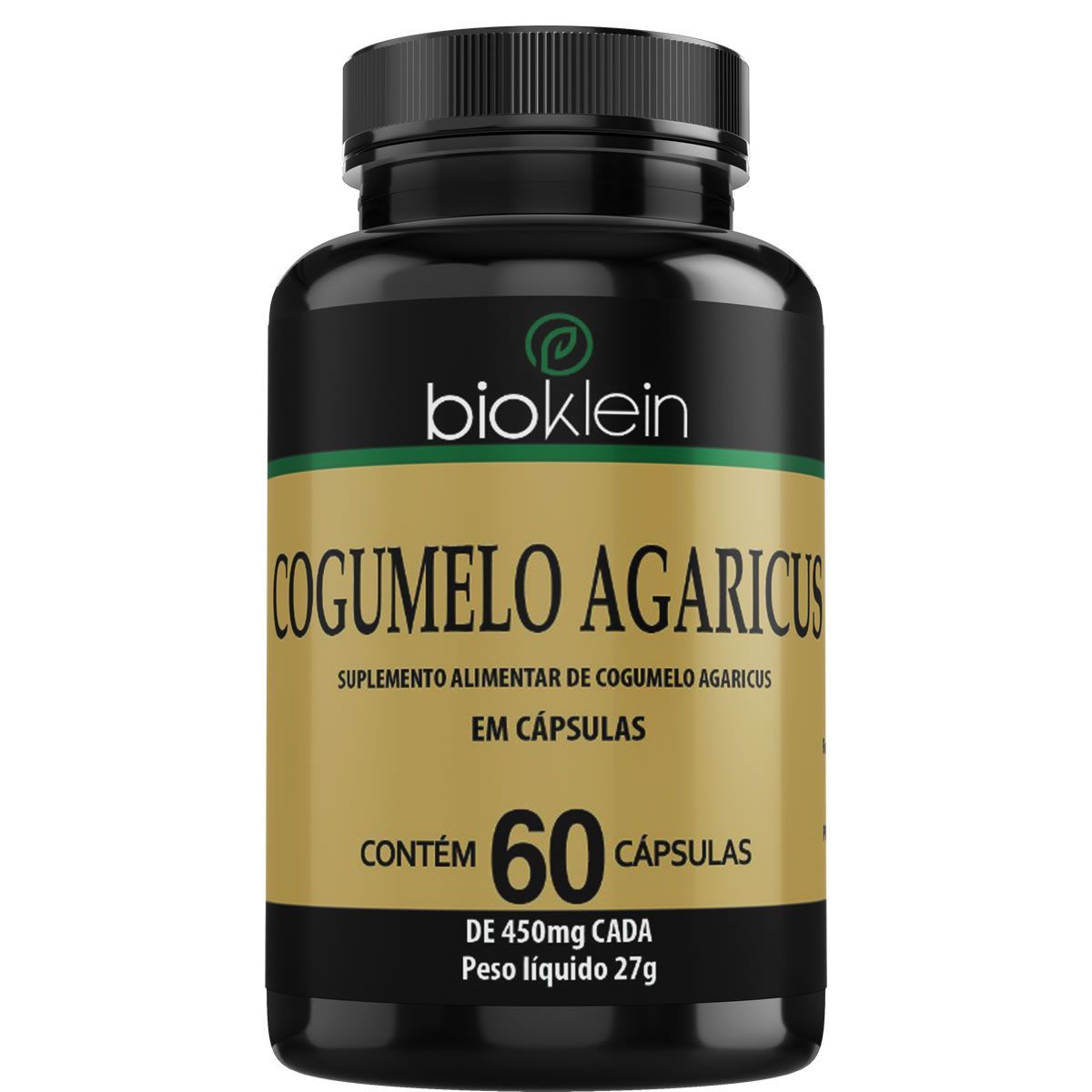 Cogumelo Agaricus - 60 C�psulas - Bioklein