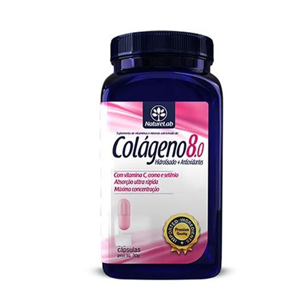 Col�geno 8.0 Hidrolisado e Antioxidantes - 60 C�psulas - Naturelab