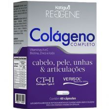 Col�geno Completo Verisol e tipo II - 60 C�psulas - Katigu�