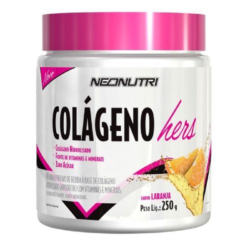 Colageno Hers Powder - 250g Laranja - NeoNutri
