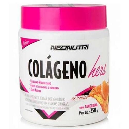 Colageno Hers Powder - 250g Tangerina - NeoNutri