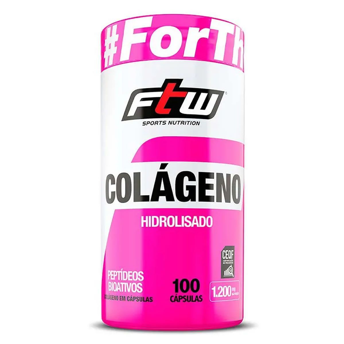 Col�geno Hidrolisado - 100 C�psulas - FTW