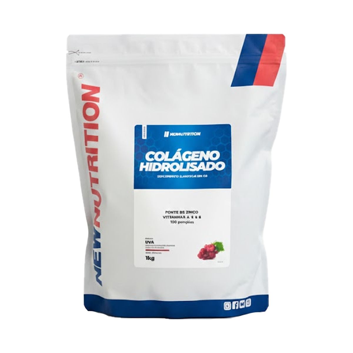 Col�geno Hidrolisado - 1000g Uva - NewNutrition