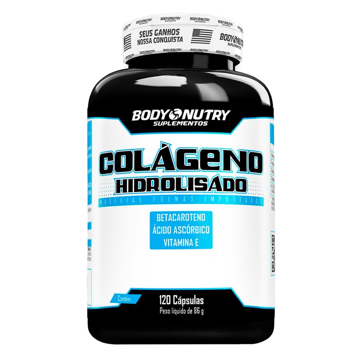 Col�geno Hidrolisado - 120 C�psulas - Body Nutry