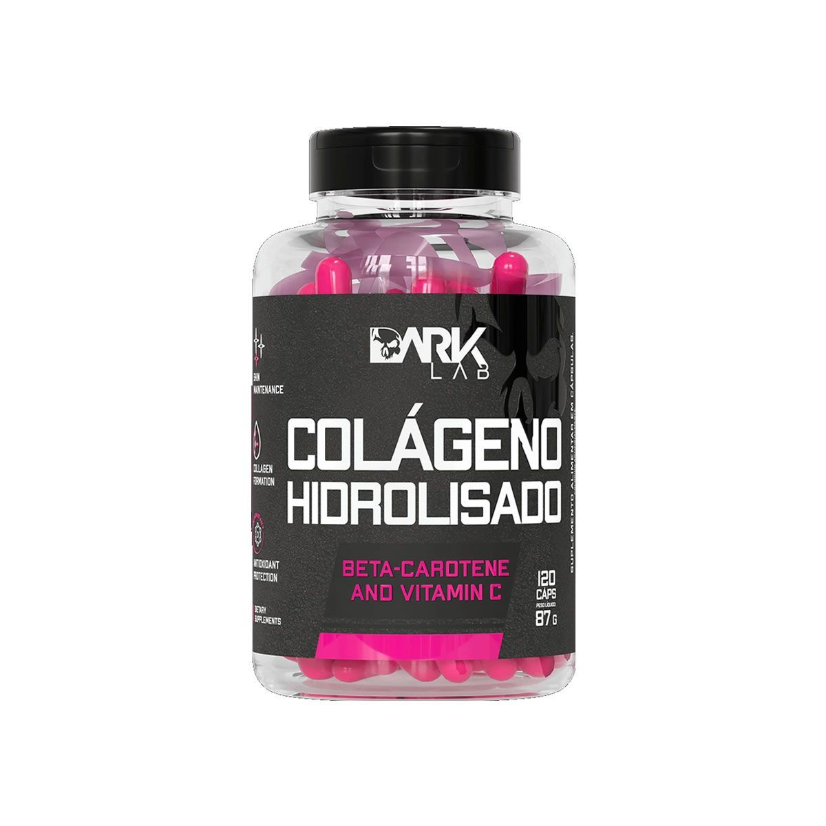 Col�geno Hidrolisado - 120 C�psulas - Dark Lab