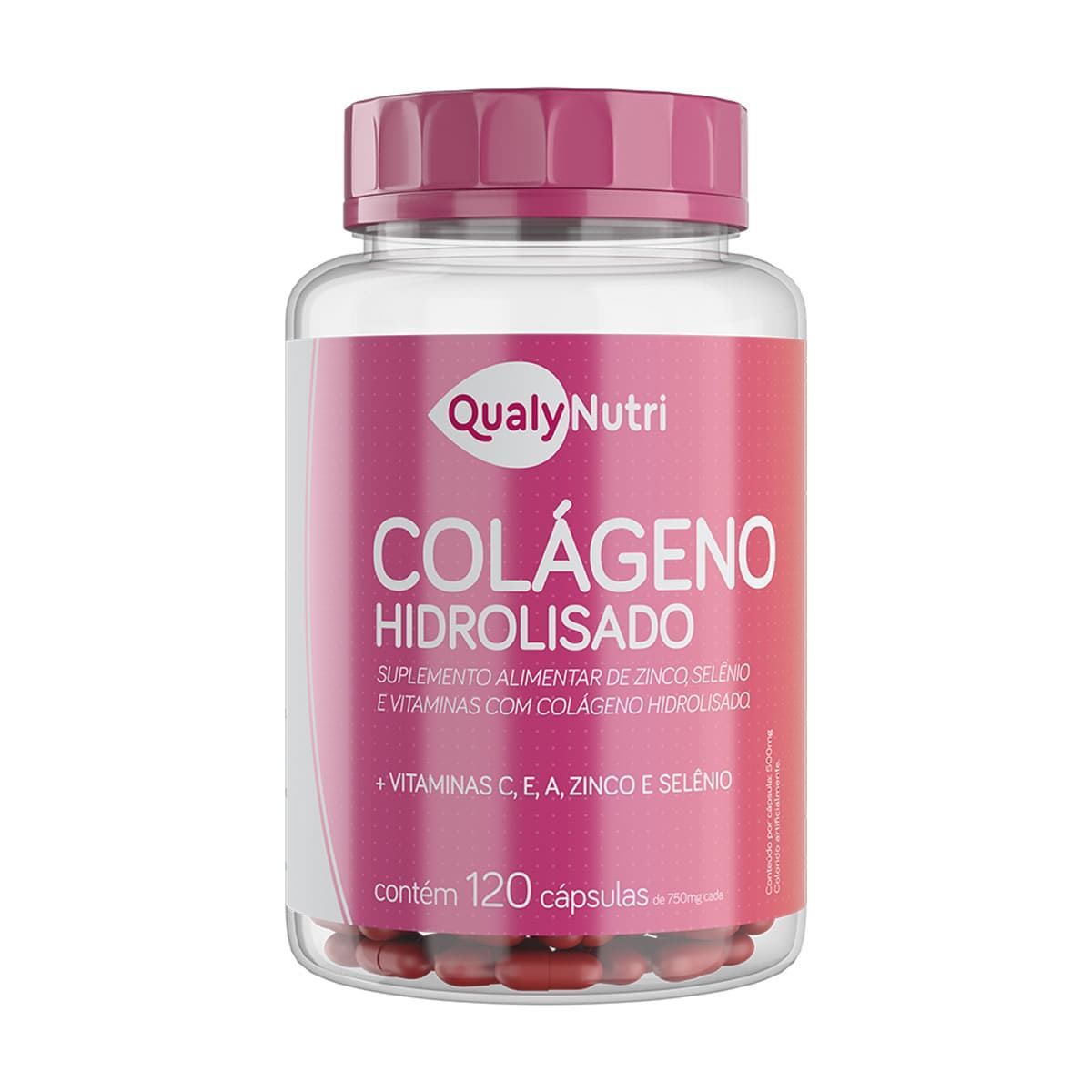 Col�geno Hidrolisado - 120 C�psulas - QualyNutri