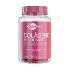 Col�geno Hidrolisado - 120 C�psulas - QualyNutri