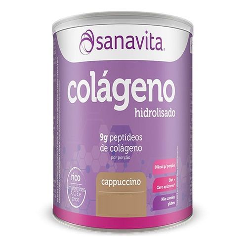Col�geno Hidrolisado - 150g Cappuccino - Sanavita