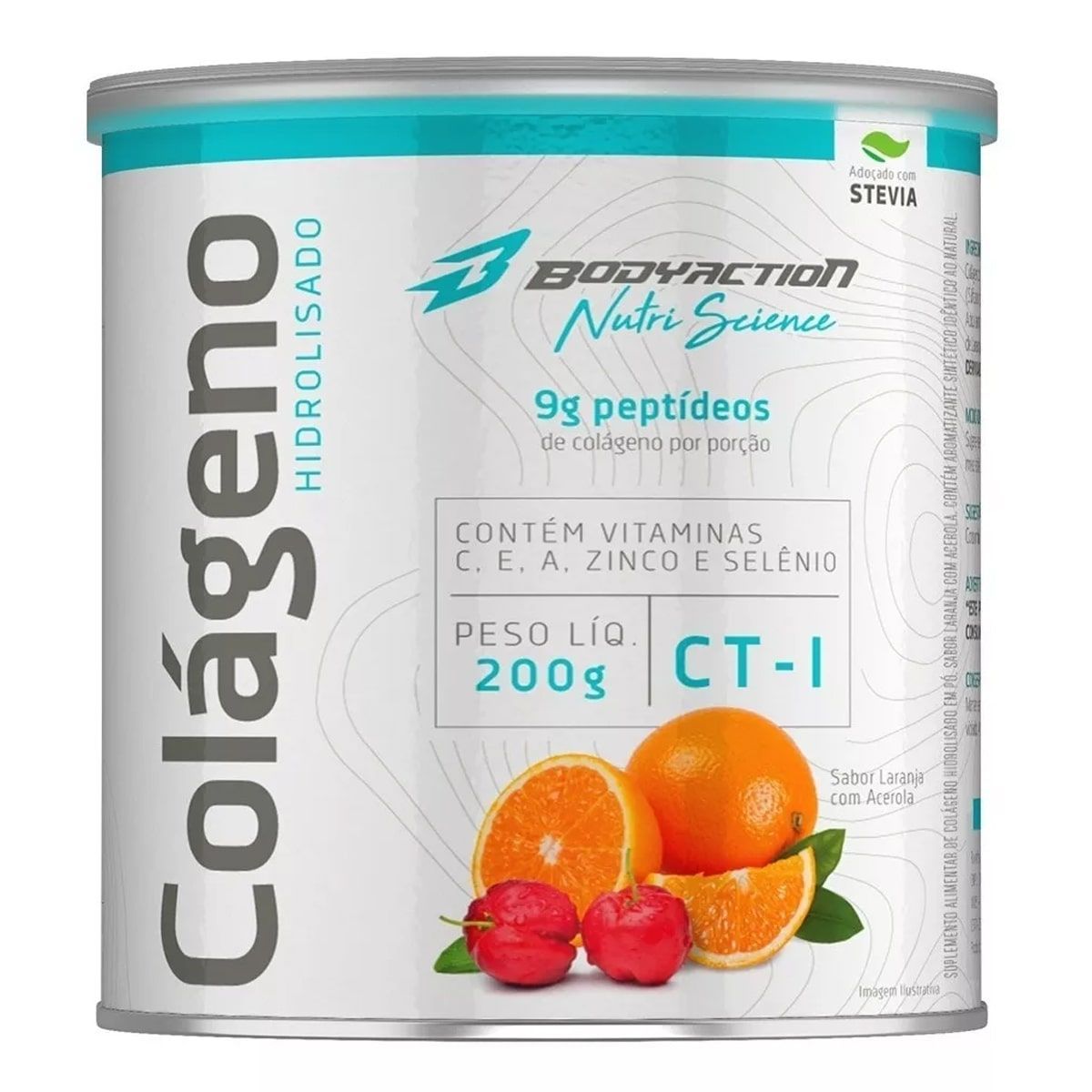 Col�geno Hidrolisado Nutri Science - 200g Laranja com Acerola - BodyAction