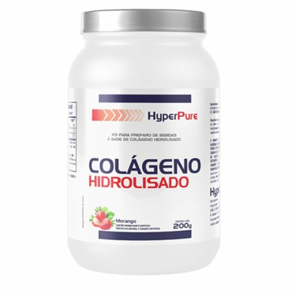 Col�geno Hidrolisado - 200g Morango - HyperPure