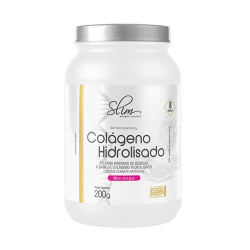 Col�geno Hidrolisado - 200g Morango - Slim Weight Control