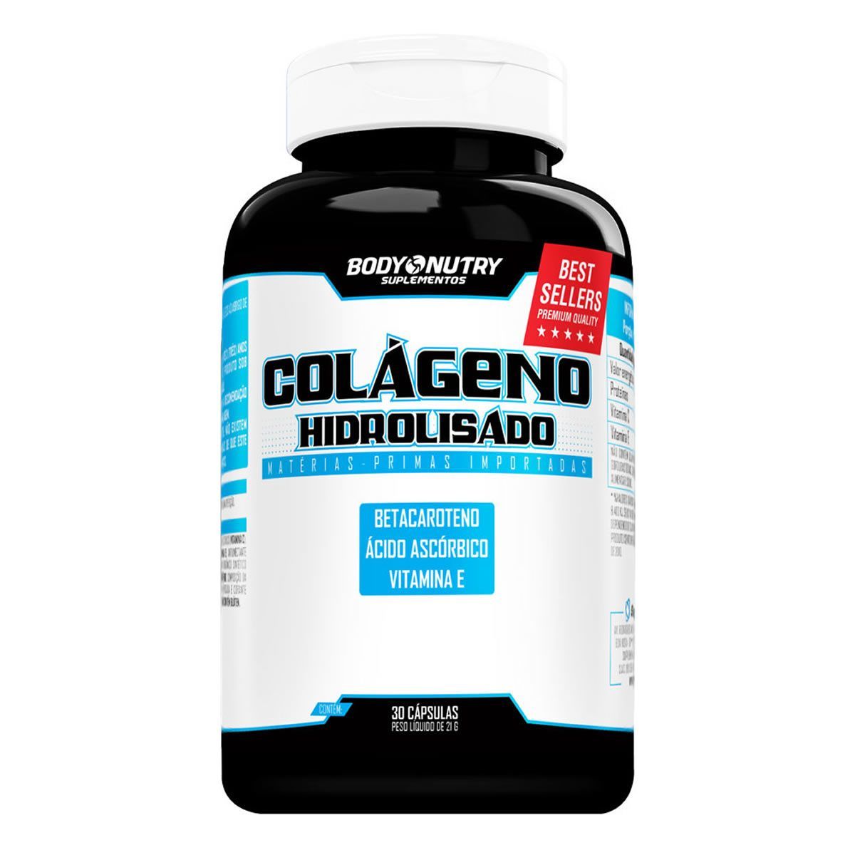 Col�geno Hidrolisado - 30 C�psulas - Body Nutry*** Data Venc. 07/01/2023