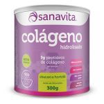 Col�geno Hidrolisado - 300g Abacaxi e Hortel� - Sanavita