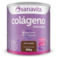 Col�geno Hidrolisado - 300g Chocolate - Sanavita