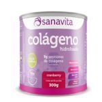 Col�geno Hidrolisado - 300g Cranberry - Sanavita