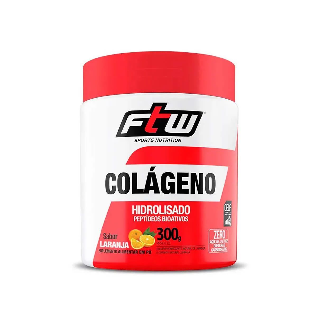 Col�geno Hidrolisado - 300g Laranja - FTW