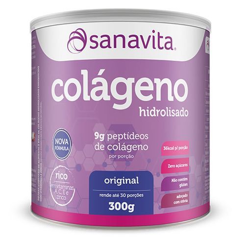 Col�geno Hidrolisado - 300g Original - Sanavita