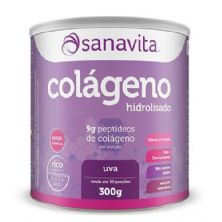 Col�geno Hidrolisado - 300g Uva - Sanavita