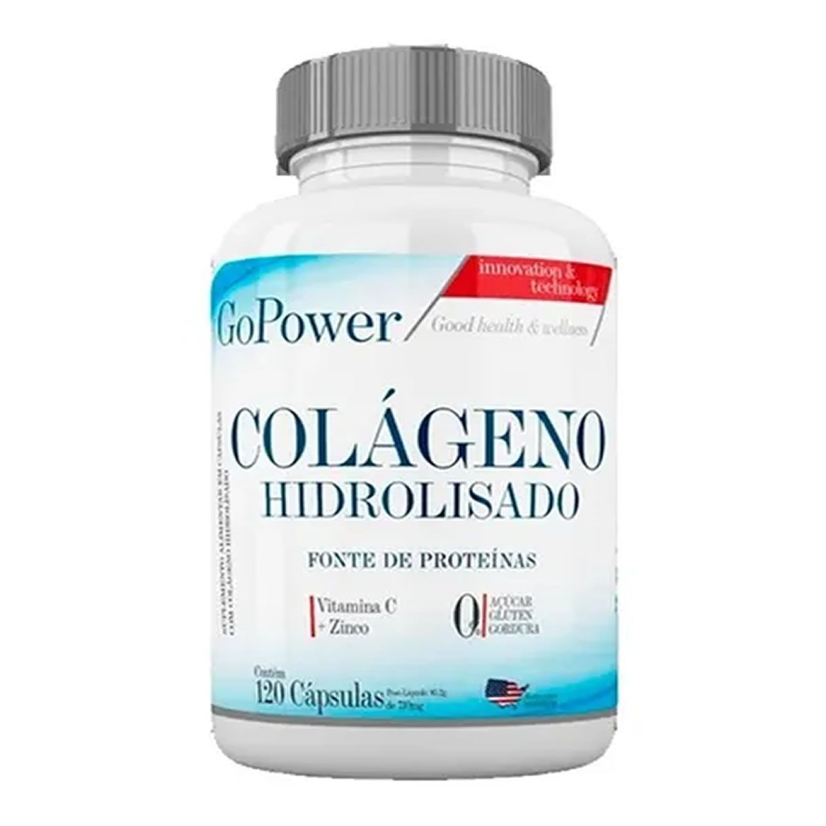 Col�geno Hidrolisado - 60 C�psulas - GoPower