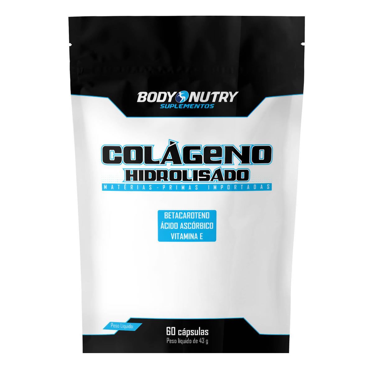 Col�geno Hidrolisado Refil - 60 C�psulas  - Body Nutry