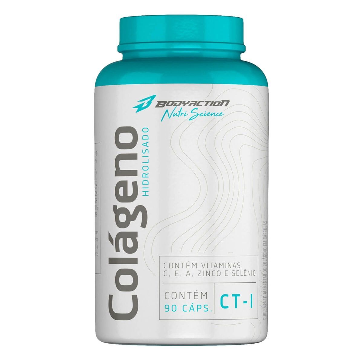 Col�geno  Hidrolisado Tipo I - 90 C�psulas - BodyAction*** Data Venc. 30/01/2023