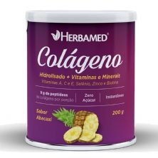 Col�geno Hidrolisado + Vitaminas e Minerais - 200g Abacaxi - Herbamed