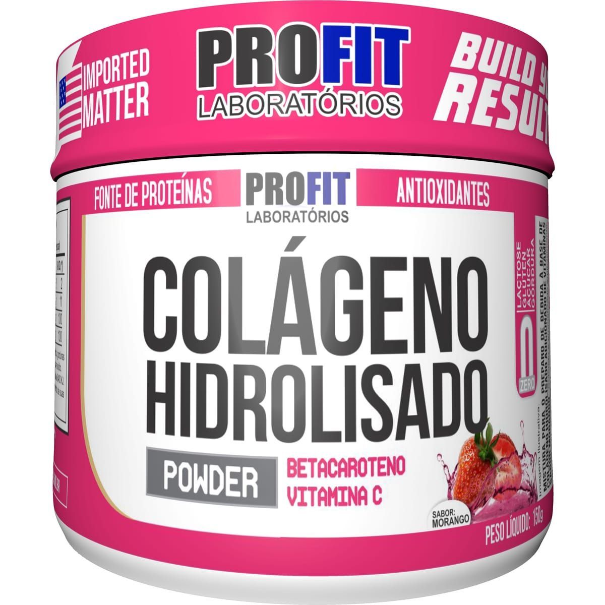 Col�geno Hidrolisado - 150g Morango - ProFit