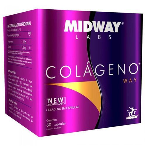 Col�geno Hidrolizado Blister - 60 C�psulas - Midway