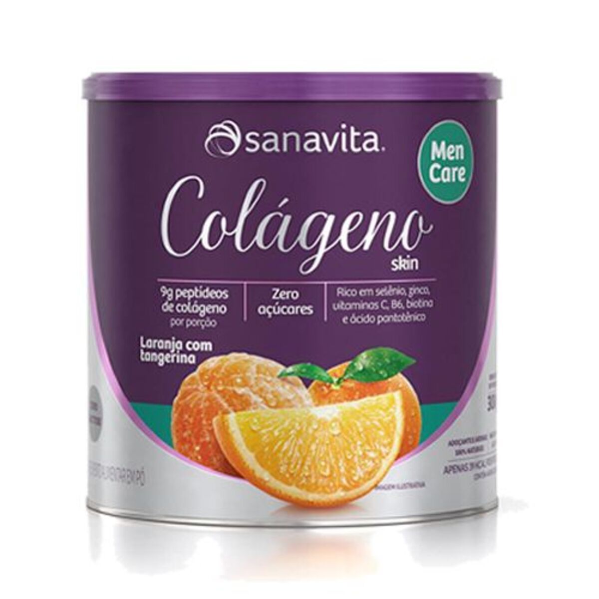 Col�geno Skin Men Care - 300g Laranja com Tangerina - Sanavita