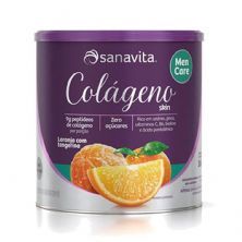 Col�geno Skin Men Care - 300g Laranja com Tangerina - Sanavita